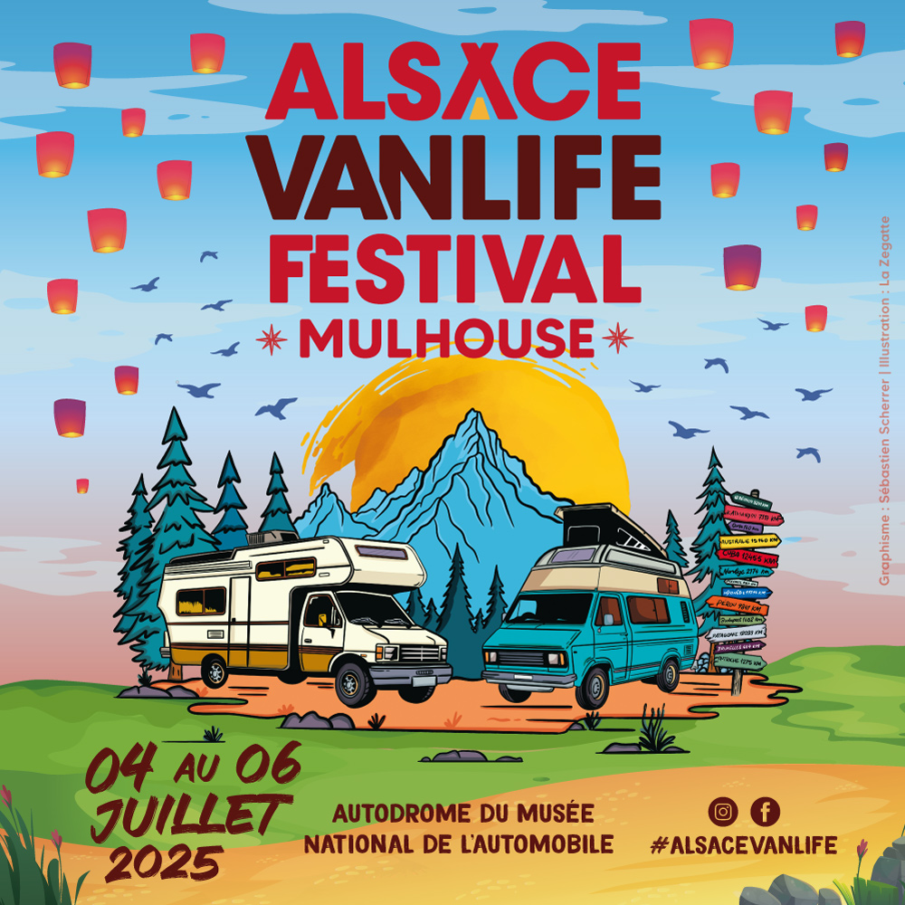 alsace vanlife festival Mulhouse du 4 au 6 juillet 2025